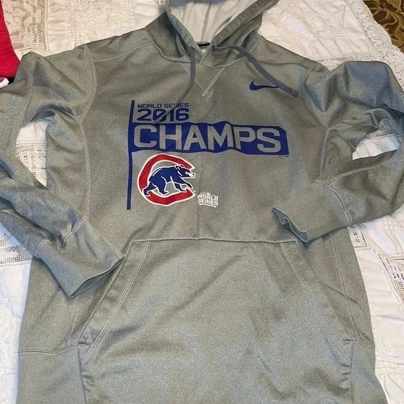 CHICAGO CUBS NIKE World Series champs hoodie - Picture 1 of 3